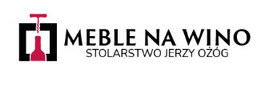 drewniany regał na wino